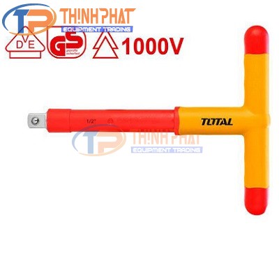 Tay vặn chữ T gắn đầu tuýp cách điện 1/2″ Total THITH121