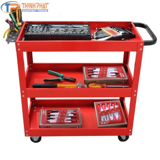 Xe dụng cụ 3 ngăn giá rẻ